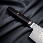 Tsurugi Nakiri Knife · handle close-up